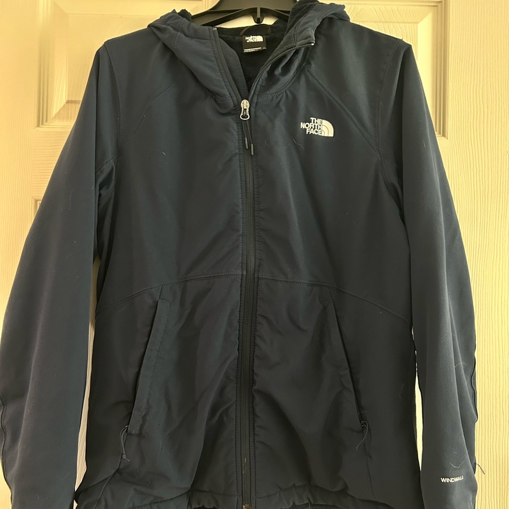 The North Face Womens Dark Blue Raincoat